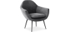 Buy Velvet upholstered armchair - Ora Dark grey 60087 - in the EU