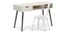 Buy Desk Table Wooden Design Scandinavian Style Viggo + Bistrot Metalix Chair New edition White 60065 - prices