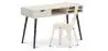 Buy Desk Table Wooden Design Scandinavian Style Viggo + Bistrot Metalix Chair New edition Cream 60065 at MyFaktory