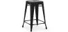 Buy Bar Stool - Industrial Design - 60cm - New Edition - Metalix Black 60122 with a guarantee