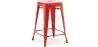Buy Bar Stool - Industrial Design - 60cm - New Edition - Metalix Red 60122 at MyFaktory