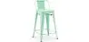 Buy Bar Stool with Backrest - Industrial Design - 60cm - New Edition - Metalix Mint 60126 with a guarantee