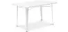 Buy Dining Table Bistrot Metalix style industrial Metal - 120 cm - New Edition White 60128 - in the EU