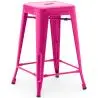 Buy Bar Stool - Industrial Design - 60cm - New Edition - Metalix Fuchsia 60122 in the Europe