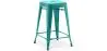 Buy Bar Stool - Industrial Design - 60cm - New Edition - Metalix Pastel green 60122 - prices