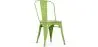 Buy Dining Chair Bistrot Metalix Industrial Metal and Light Wood - New Edition Light green 60123 - prices