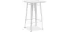 Buy Bar Table Bistrot Metalix industrial Metal - 100cm- New Edition White 60127 - prices