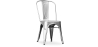 Buy Dining chair Bistrot Metalix industrial Metal - New Edition Steel 60136 - prices