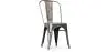 Buy Dining chair Bistrot Metalix industrial Metal - New Edition Metallic bronze 60136 - in the EU