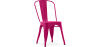 Buy Dining chair Bistrot Metalix industrial Metal - New Edition Fuchsia 60136 with a guarantee