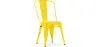 Buy Dining chair Bistrot Metalix industrial Metal - New Edition Yellow 60136 - in the EU