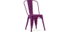Buy Dining chair Bistrot Metalix industrial Metal - New Edition Purple 60136 home delivery