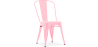 Buy Dining chair Bistrot Metalix industrial Metal - New Edition Pink 60136 with a guarantee