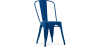 Buy Dining chair Bistrot Metalix industrial Metal - New Edition Dark blue 60136 - in the EU