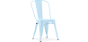 Buy Dining chair Bistrot Metalix industrial Metal - New Edition Light blue 60136 at MyFaktory