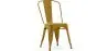 Buy Dining chair Bistrot Metalix industrial Metal - New Edition Gold 60136 - in the EU