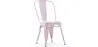 Buy Dining chair Bistrot Metalix industrial Metal - New Edition Pastel pink 60136 in the Europe