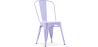 Buy Dining chair Bistrot Metalix industrial Metal - New Edition Lavander 60136 - prices