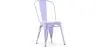 Buy Dining chair Bistrot Metalix industrial Metal - New Edition Lavander 60136 - prices