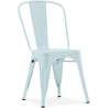 Buy Dining chair Bistrot Metalix industrial Metal - New Edition Pastel blue 60136 at MyFaktory