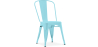 Buy Dining chair Bistrot Metalix industrial Metal - New Edition Aquamarine 60136 home delivery