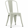 Buy Dining chair Bistrot Metalix industrial Metal - New Edition Pale green 60136 - in the EU