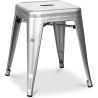 Buy Industrial Design Stool - 45cm - New Edition - Metalix Silver 60139 - in the EU
