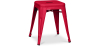 Buy Industrial Design Stool - 45cm - New Edition - Metalix Red 60139 in the Europe