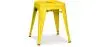 Buy Industrial Design Stool - 45cm - New Edition - Metalix Yellow 60139 home delivery
