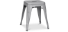 Buy Industrial Design Stool - 45cm - New Edition - Metalix Light grey 60139 - in the EU