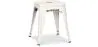 Buy Industrial Design Stool - 45cm - New Edition - Metalix Cream 60139 at MyFaktory