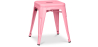 Buy Industrial Design Stool - 45cm - New Edition - Metalix Pink 60139 in the Europe