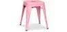 Buy Industrial Design Stool - 45cm - New Edition - Metalix Pink 60139 in the Europe