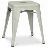 Buy Industrial Design Stool - 45cm - New Edition - Metalix Pale green 60139 in the Europe
