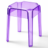 Buy Stool  Victoire - 47cm - Design Transparent Mauve 29572 in the Europe