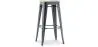 Buy Bar Stool - Industrial Design - Wood & Steel - 76cm - New Edition - Metalix Industriel 60144 at MyFaktory