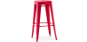 Buy Bar Stool - Industrial Design - 76cm - Metalix Red 60148 home delivery