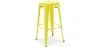 Buy Bar Stool – Industrial Style – Steel – 76 cm – Metalix Yellow 60148 - prices