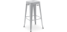Buy Bar Stool - Industrial Design - 76cm - Metalix Light grey 60148 - prices