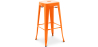 Buy Bar Stool - Industrial Design - 76cm - Metalix Orange 60148 home delivery