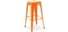 Buy Bar Stool – Industrial Style – Steel – 76 cm – Metalix Orange 60148 in the Europe