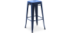 Buy Bar Stool - Industrial Design - 76cm - Metalix Dark blue 60148 - in the EU