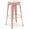 Buy Bar Stool - Industrial Design - 76cm - Metalix Pastel orange 60148 - prices