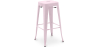 Buy Bar Stool - Industrial Design - 76cm - Metalix Pastel pink 60148 at MyFaktory
