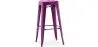 Buy Bar Stool – Industrial Style – Steel – 76 cm – Metalix Purple 60148 - in the EU