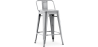 Buy Bar Stool with Backrest Industrial Design - 60cm - Metalix Steel 58409 - in the EU