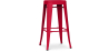 Buy Bar Stool - Industrial Design - 76cm - New Edition- Metalix Red 60149 home delivery