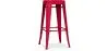 Buy Bar Stool - Industrial Design - 76cm - New Edition- Metalix Red 60149 at MyFaktory