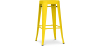 Buy Bar Stool - Industrial Design - 76cm - New Edition- Metalix Yellow 60149 with a guarantee