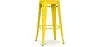 Buy Bar Stool - Industrial Design - 76cm - New Edition- Metalix Yellow 60149 in the Europe